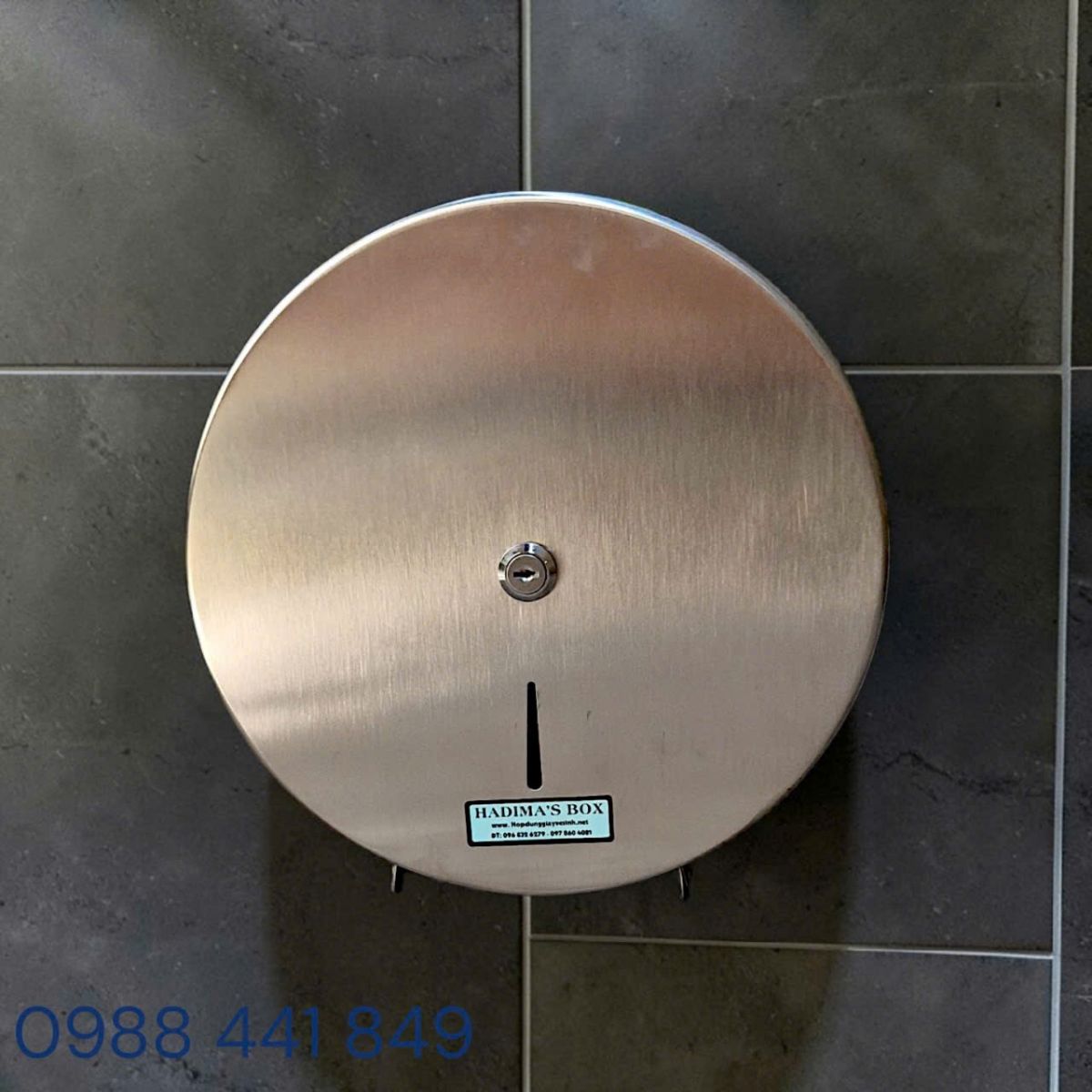 HỘP ĐỰNG GIẤY VỆ SINH INOX 304 CAO CẤP
