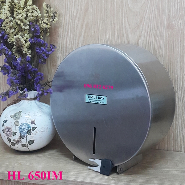 HỘP ĐỰNG GIẤY VỆ SINH INOX HL 65W